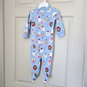 2/$15 Carters Fleece Sleeper Size 9 M
